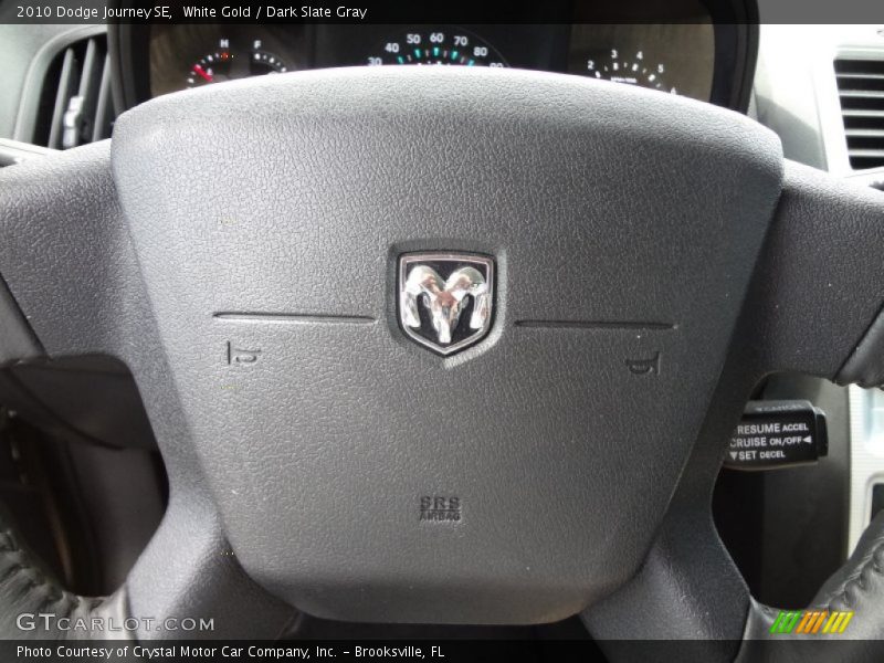 White Gold / Dark Slate Gray 2010 Dodge Journey SE