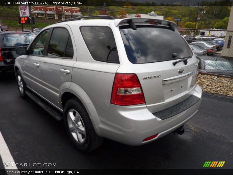 Bright Silver / Gray 2008 Kia Sorento LX 4x4