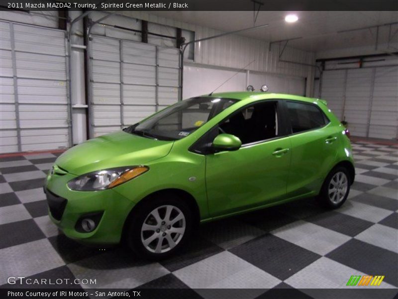 Spirited Green Metallic / Black 2011 Mazda MAZDA2 Touring