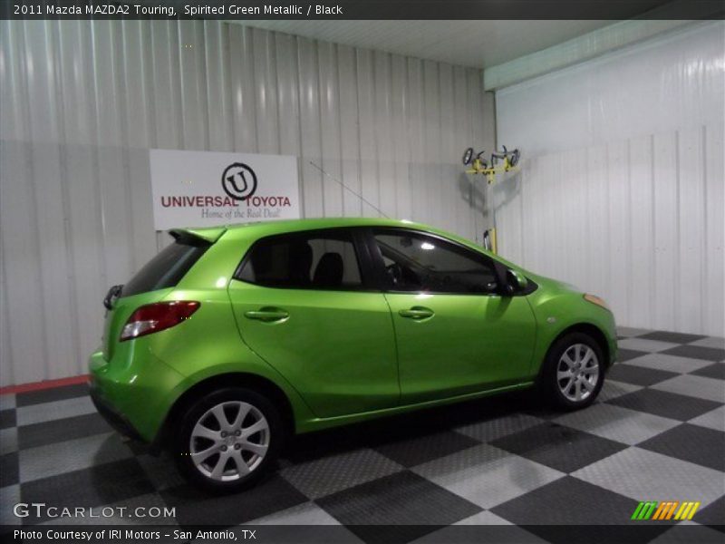 Spirited Green Metallic / Black 2011 Mazda MAZDA2 Touring