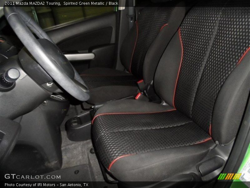 Spirited Green Metallic / Black 2011 Mazda MAZDA2 Touring