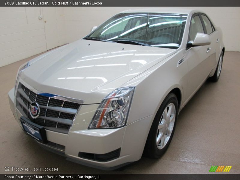Gold Mist / Cashmere/Cocoa 2009 Cadillac CTS Sedan