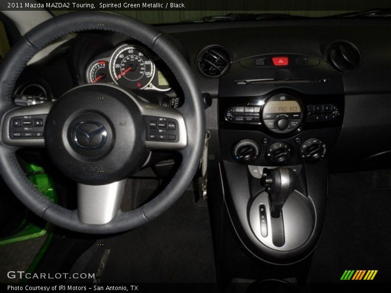 Spirited Green Metallic / Black 2011 Mazda MAZDA2 Touring