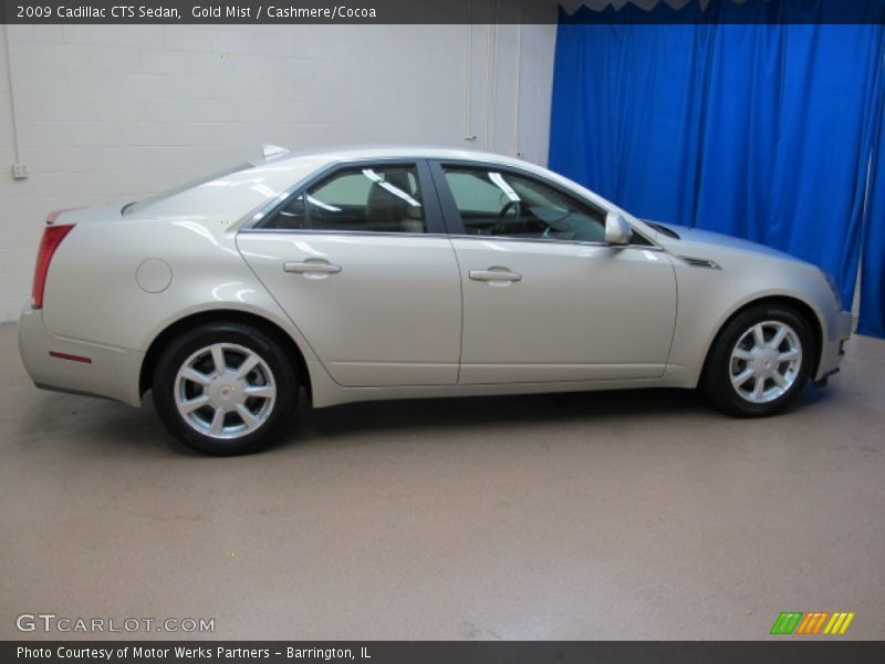 Gold Mist / Cashmere/Cocoa 2009 Cadillac CTS Sedan