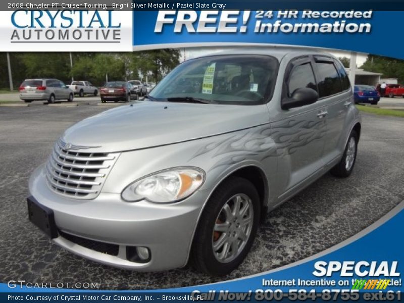 Bright Silver Metallic / Pastel Slate Gray 2008 Chrysler PT Cruiser Touring