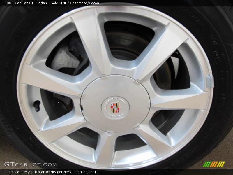 Gold Mist / Cashmere/Cocoa 2009 Cadillac CTS Sedan