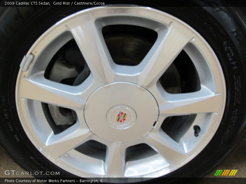 Gold Mist / Cashmere/Cocoa 2009 Cadillac CTS Sedan