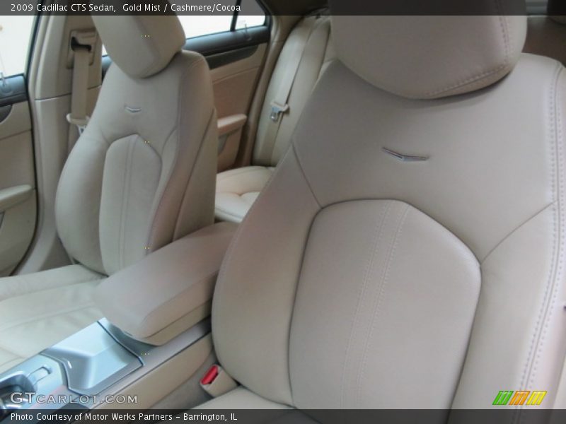 Gold Mist / Cashmere/Cocoa 2009 Cadillac CTS Sedan