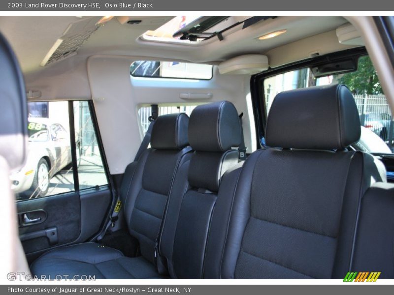 Oslo Blue / Black 2003 Land Rover Discovery HSE