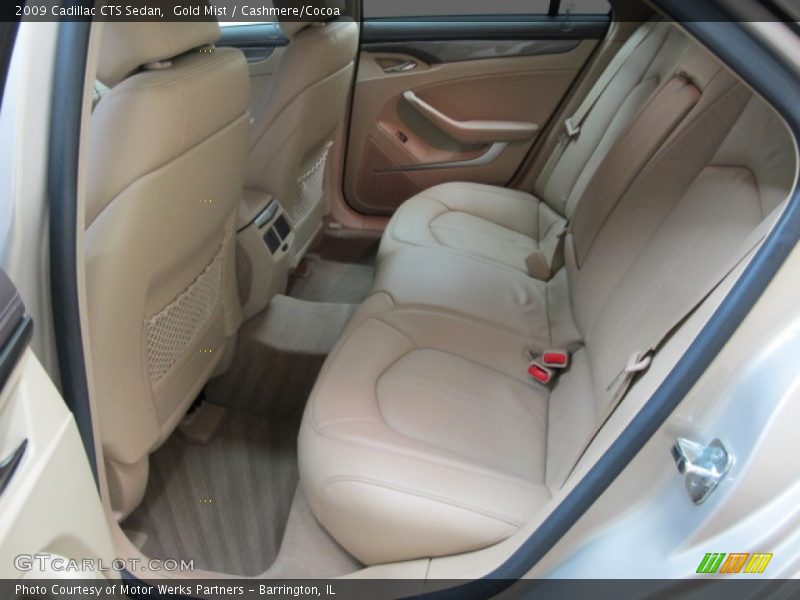 Gold Mist / Cashmere/Cocoa 2009 Cadillac CTS Sedan