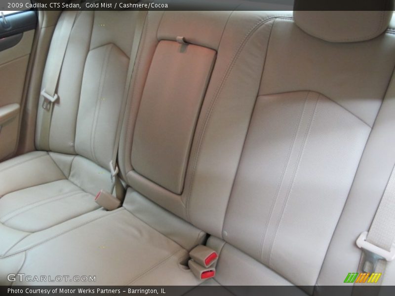 Gold Mist / Cashmere/Cocoa 2009 Cadillac CTS Sedan