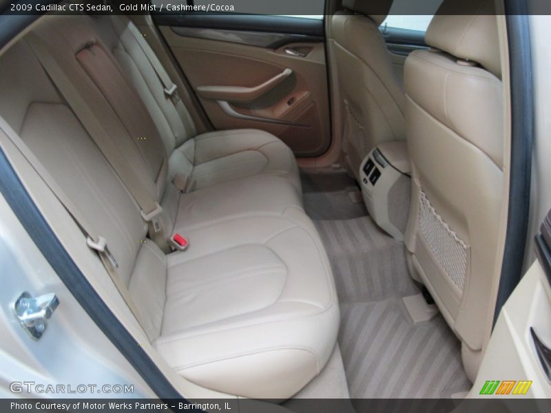 Gold Mist / Cashmere/Cocoa 2009 Cadillac CTS Sedan