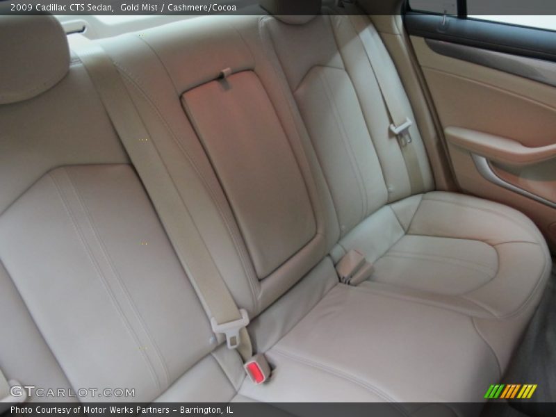 Gold Mist / Cashmere/Cocoa 2009 Cadillac CTS Sedan