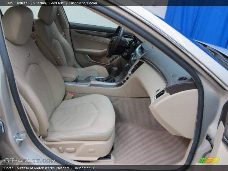 Gold Mist / Cashmere/Cocoa 2009 Cadillac CTS Sedan
