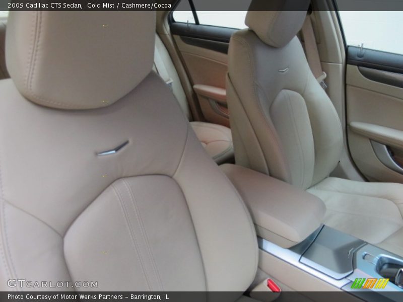 Gold Mist / Cashmere/Cocoa 2009 Cadillac CTS Sedan
