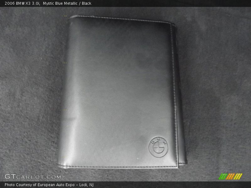 Mystic Blue Metallic / Black 2006 BMW X3 3.0i