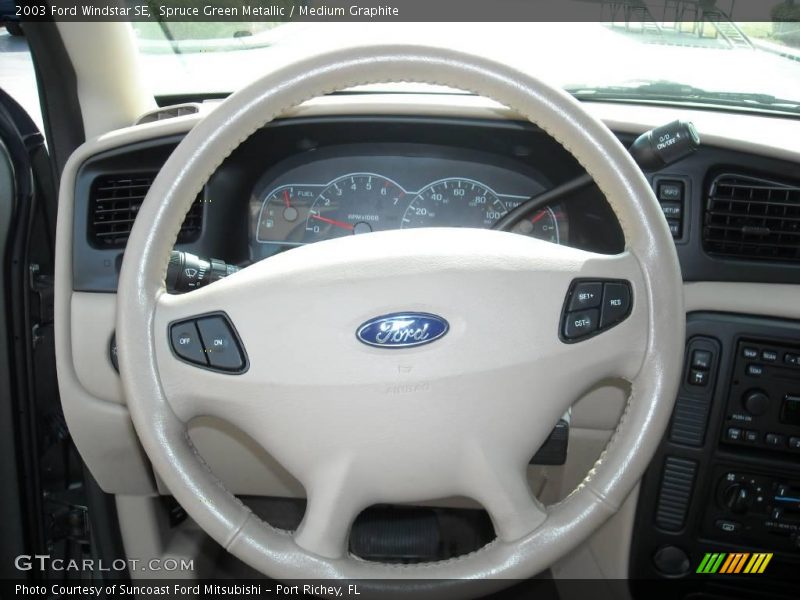 Spruce Green Metallic / Medium Graphite 2003 Ford Windstar SE