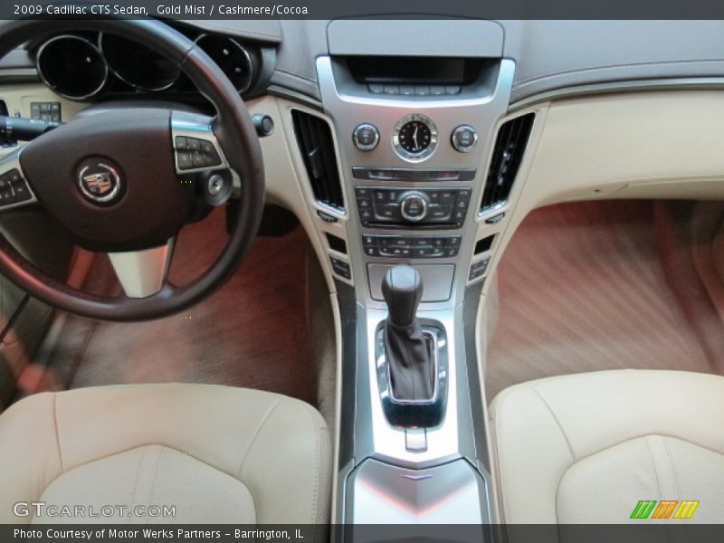 Gold Mist / Cashmere/Cocoa 2009 Cadillac CTS Sedan