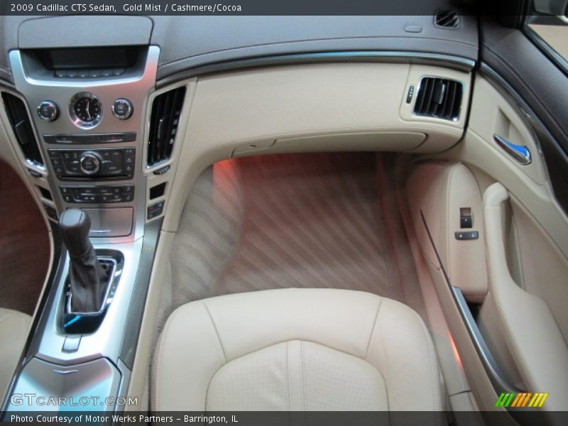 Gold Mist / Cashmere/Cocoa 2009 Cadillac CTS Sedan