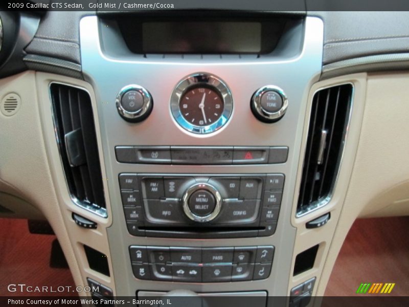 Gold Mist / Cashmere/Cocoa 2009 Cadillac CTS Sedan