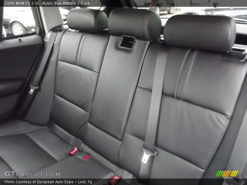 Mystic Blue Metallic / Black 2006 BMW X3 3.0i