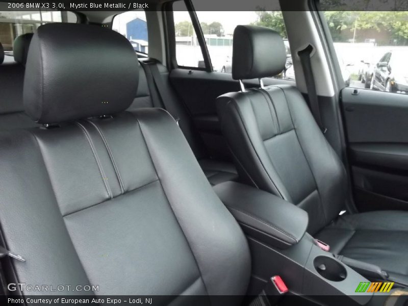 Mystic Blue Metallic / Black 2006 BMW X3 3.0i