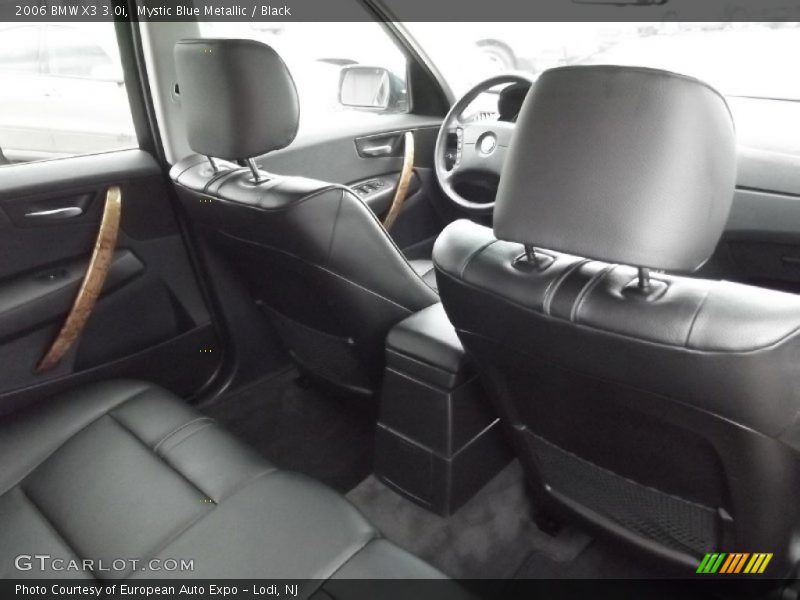 Mystic Blue Metallic / Black 2006 BMW X3 3.0i