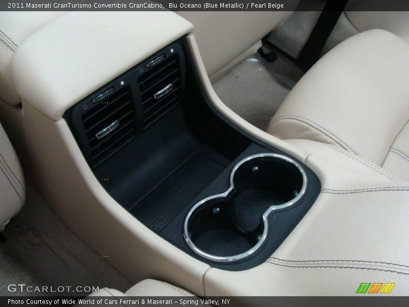Blu Oceano (Blue Metallic) / Pearl Beige 2011 Maserati GranTurismo Convertible GranCabrio