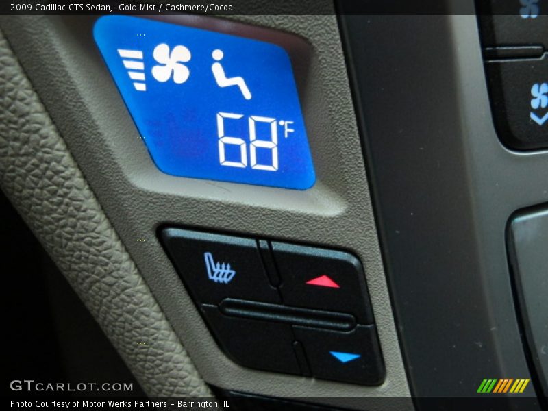 Gold Mist / Cashmere/Cocoa 2009 Cadillac CTS Sedan