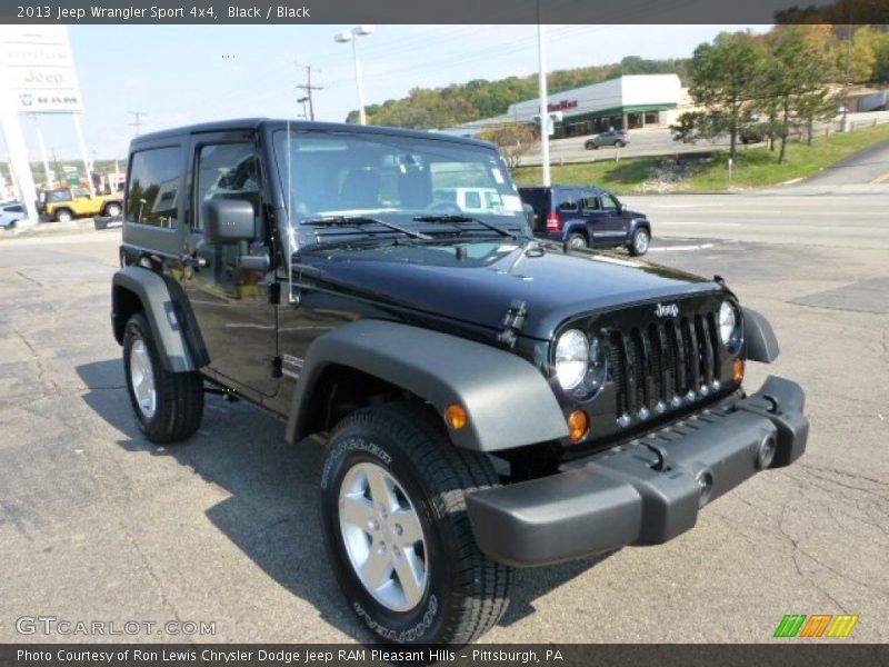 Black / Black 2013 Jeep Wrangler Sport 4x4