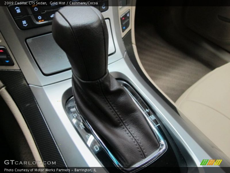 Gold Mist / Cashmere/Cocoa 2009 Cadillac CTS Sedan