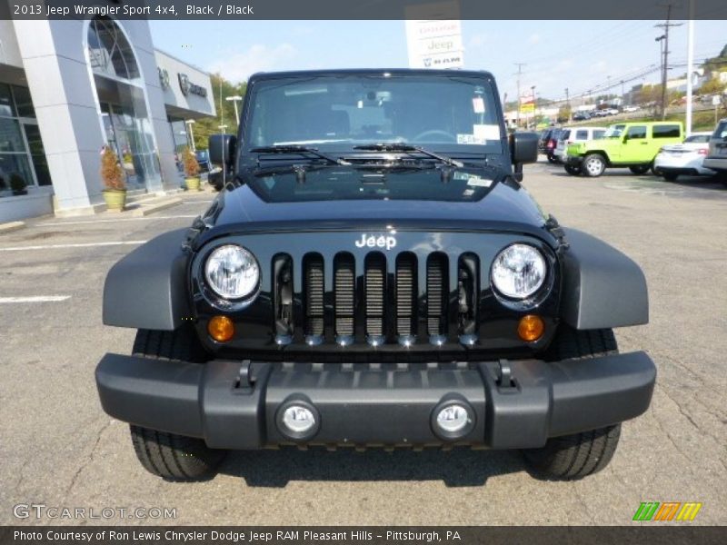 Black / Black 2013 Jeep Wrangler Sport 4x4