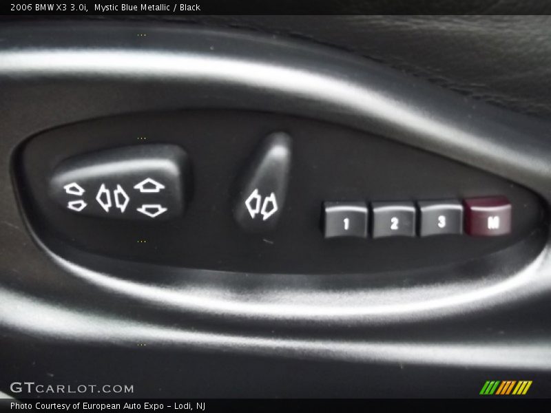 Mystic Blue Metallic / Black 2006 BMW X3 3.0i