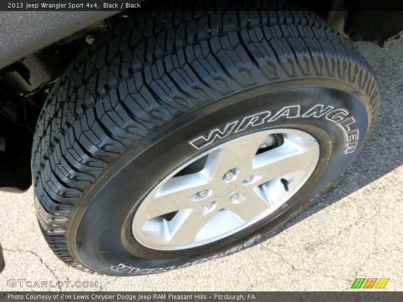 Black / Black 2013 Jeep Wrangler Sport 4x4