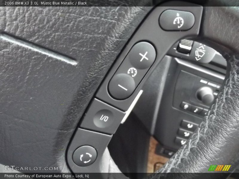Mystic Blue Metallic / Black 2006 BMW X3 3.0i
