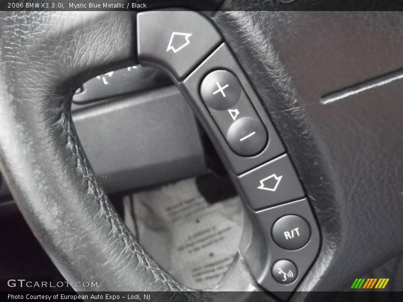 Mystic Blue Metallic / Black 2006 BMW X3 3.0i