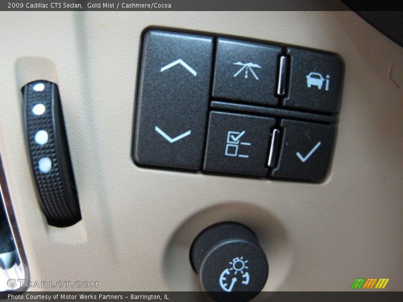 Gold Mist / Cashmere/Cocoa 2009 Cadillac CTS Sedan