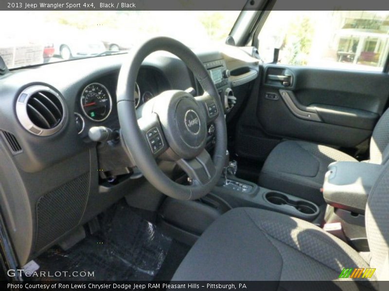 Black / Black 2013 Jeep Wrangler Sport 4x4