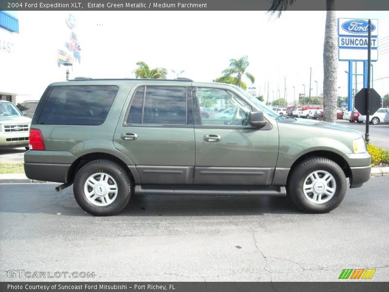 Estate Green Metallic / Medium Parchment 2004 Ford Expedition XLT