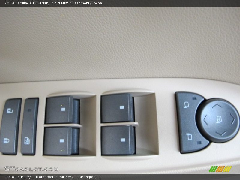 Gold Mist / Cashmere/Cocoa 2009 Cadillac CTS Sedan