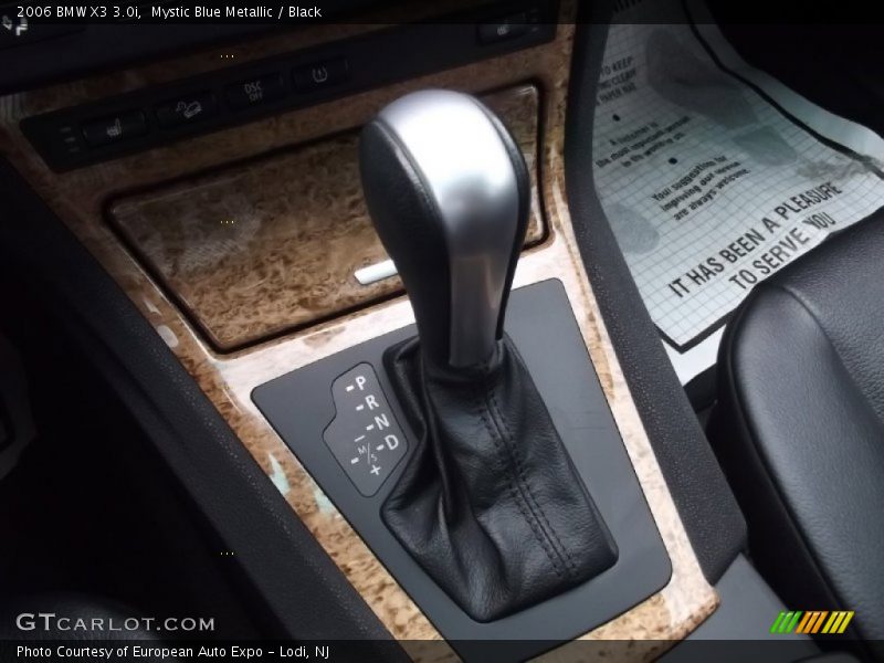 Mystic Blue Metallic / Black 2006 BMW X3 3.0i