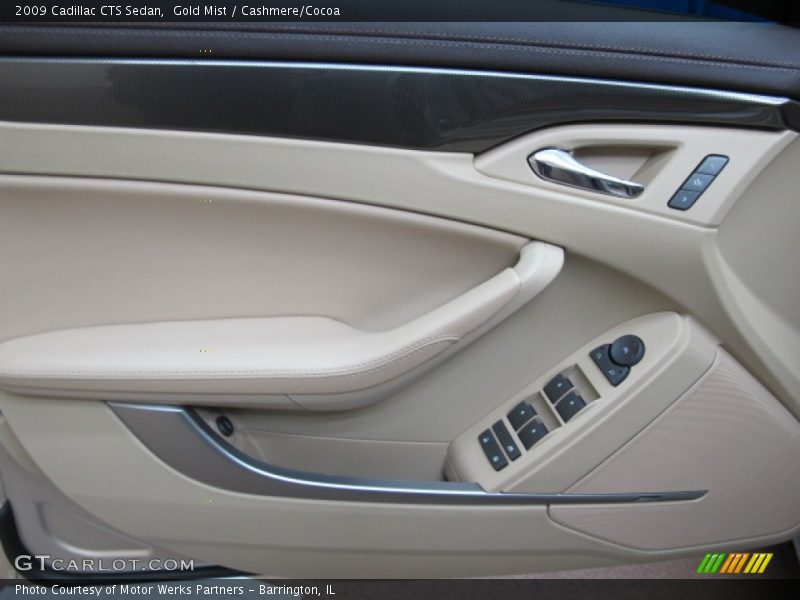 Gold Mist / Cashmere/Cocoa 2009 Cadillac CTS Sedan