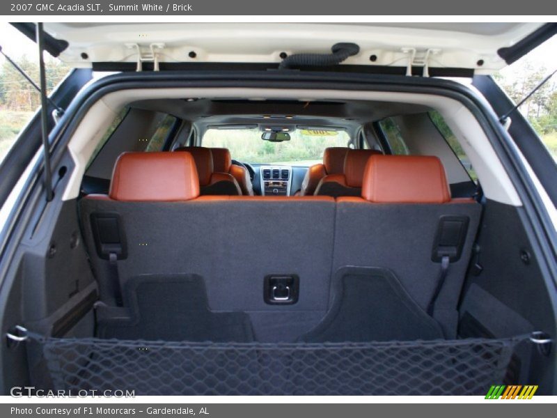Summit White / Brick 2007 GMC Acadia SLT