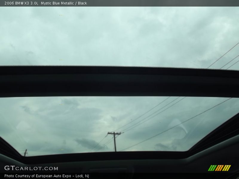Mystic Blue Metallic / Black 2006 BMW X3 3.0i