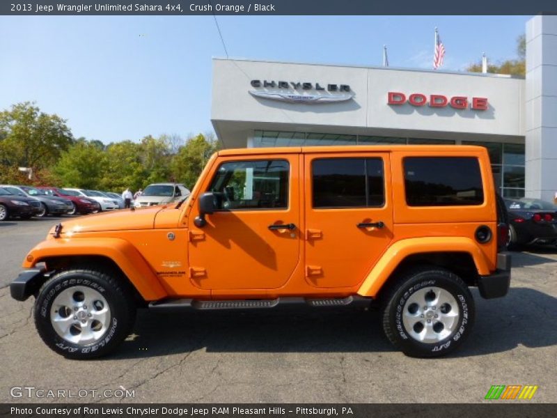  2013 Wrangler Unlimited Sahara 4x4 Crush Orange