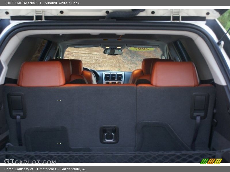 Summit White / Brick 2007 GMC Acadia SLT