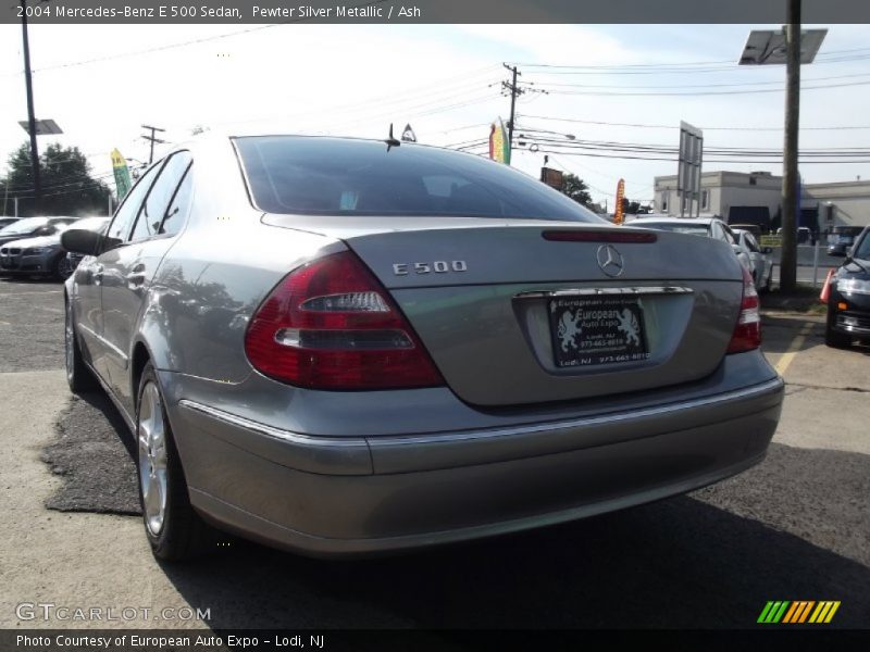 Pewter Silver Metallic / Ash 2004 Mercedes-Benz E 500 Sedan