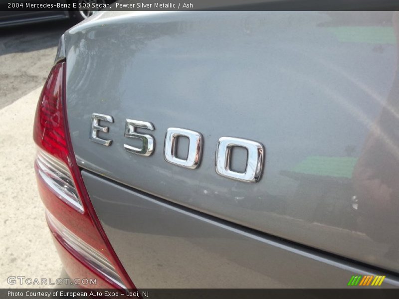 Pewter Silver Metallic / Ash 2004 Mercedes-Benz E 500 Sedan