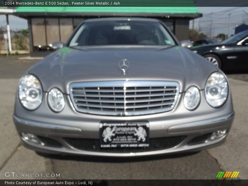 Pewter Silver Metallic / Ash 2004 Mercedes-Benz E 500 Sedan