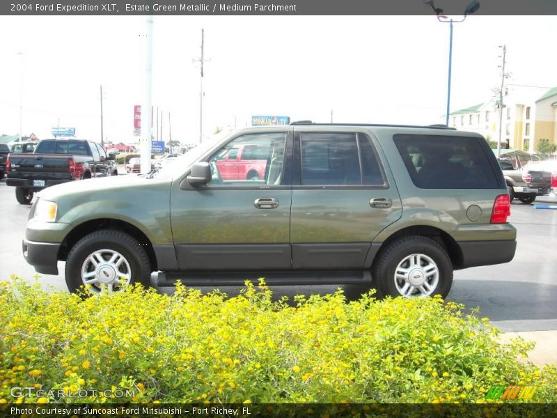 Estate Green Metallic / Medium Parchment 2004 Ford Expedition XLT